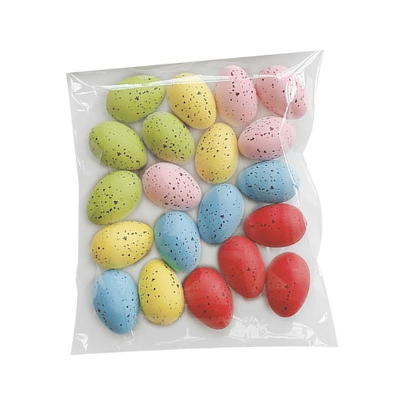 RoamHome Mini Speckled Easter Eggs for Wreath Decorations - Colorful Pigeon Eggs for Easter Celebrations, Spring Crafts, Party Favors & Holiday Home Decor