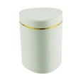 thumbnail image 1 of RoamHome Push-Open Desktop Trash Can - 4.9" Mini Office/Study Waste Bin with Odor-Control Lid, Small Space Plastic Garbage Can for Home/Work (White/Green/Pink/Yellow), 1 of 6