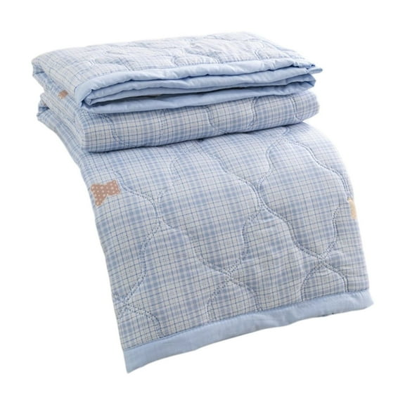 RoamHome Summer Cool Quilt - Lightweight & Skin-Friendly Washed Cotton Air Conditioning Quilt for Adults & Kids, Breathable,(59x39in), Dormitory & Home Use, 2-Side Design, Soft & Comfortable