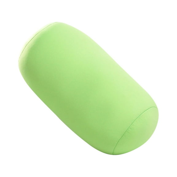 RoamHome Travel Pillows for Adults Roll Bed Chair Micro Bead Pillow Car Cushion Neck Head Soft Support Back Pillow Green