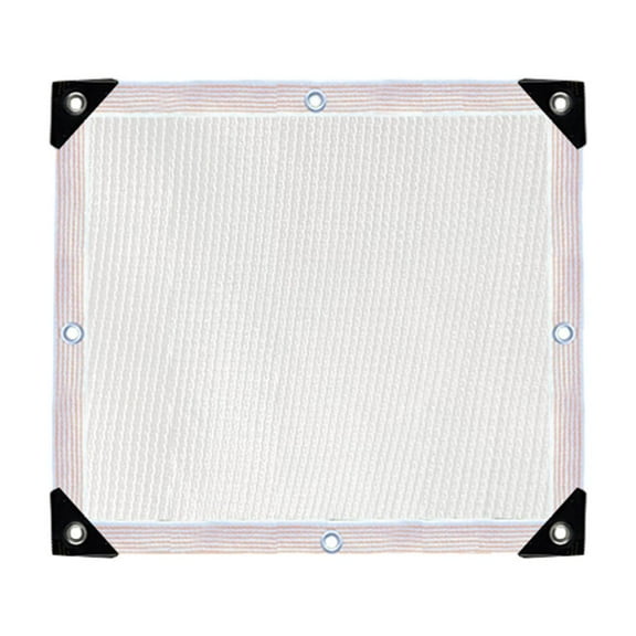 RoamHome White Shade Cloth Sunblock Mesh Cover 79x118in with Reinforced Grommets for Pergola Greenhouse Garden Patio Plants Windproof UV Protection