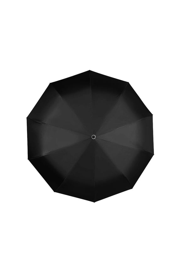 Windproof Travel Umbrella with LED Light - Fully Automatic Compact Umbrella for Men & Women - One-Button Open/Close, Non-Slip Handle & Steel Shaft - Perfect for Night Walking