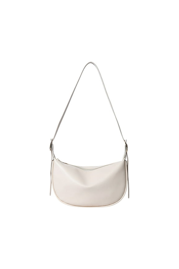 Women's Giftable Leather Shoulder Bag | Adjustable Crossbody Purse for Work & Travel | Lightweight Casual Handbag with Zipper Pockets (4 Colors)