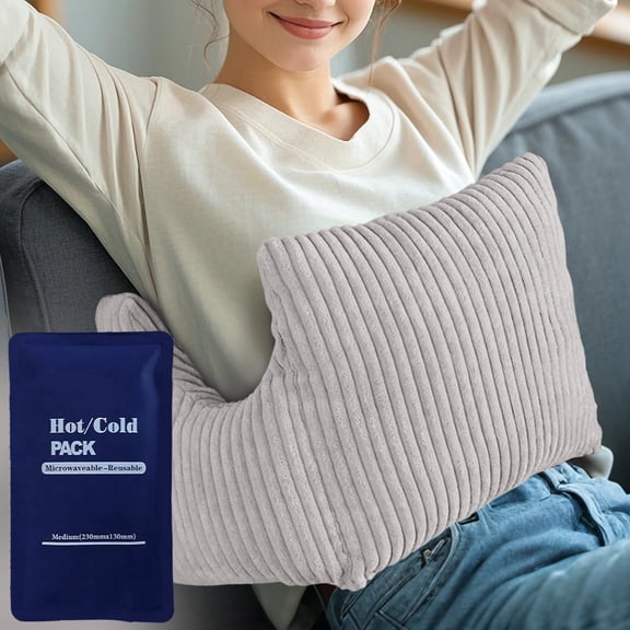 RoamReady Post-Surgery Abdominal Pillow with Gel Pack for Hysterectomy, C-Section and Tummy Tuck