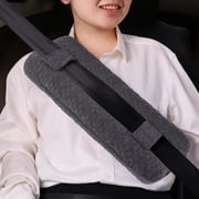 RoamReady Seat Belt Pillow for Mastectomy Post-Surgery, Chest Support Cushion Pad for Heart Surgery, Pacemaker, Bypass and Hysterectomy Recovery, Dark Gray
