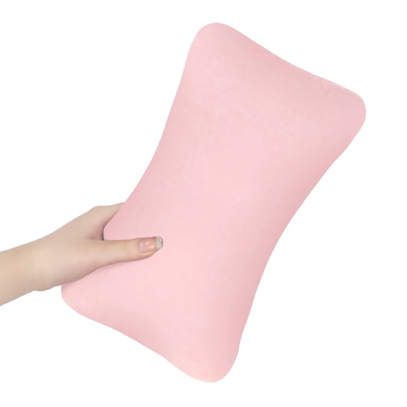 RoamReady Small Pillows for Sleeping, 11"x 7" Mini Travel Pillow, Tiny Pillows for Neck, Wrist, Lumbar and Knee, Pets Pillow, Cotton, Machine Washable,Pink-1PC