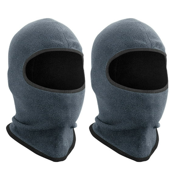 RoamRider 2x Full Face Ski Mask Balaclava Winter Thermal Fleece Hood Neck Warmer Cycling