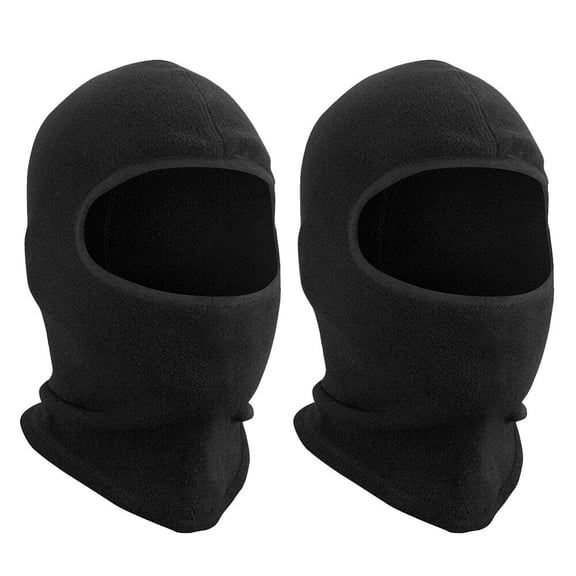 RoamRider 2x Full Face Ski Mask Balaclava Winter Thermal Fleece Hood Neck Warmer Cycling