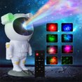 thumbnail image 1 of RoamRider Astronaut Star Galaxy Projector, Space Starry Night Light with Timer and Remote for Kids Adults Bedroom Gaming Room Room Decor Kids Easter Gifts, 1 of 7