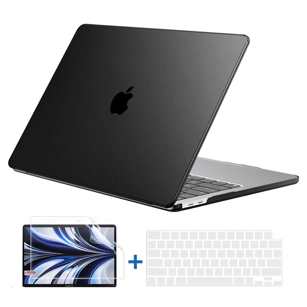 MacBook Air 15 Inch Hoesje – A2941/A3114 (2023/2024) Harde Polycarbonaat Hoes, Toetsenbordhoes & Schermbeschermer, Japan Wave Print