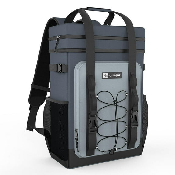 RoamRider Multifunctional Cooler Backpack Insulated 40Can Double Deck LeakProof Picnic Box