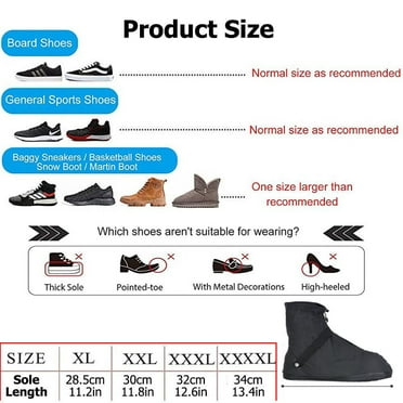 RoamRider Waterproof Rain Shoe Cover Reusable Anti-Slip Boots Overshoes Silicone Protector
