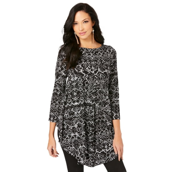 Roaman's Boatneck Swing Ultra Femme Tunic