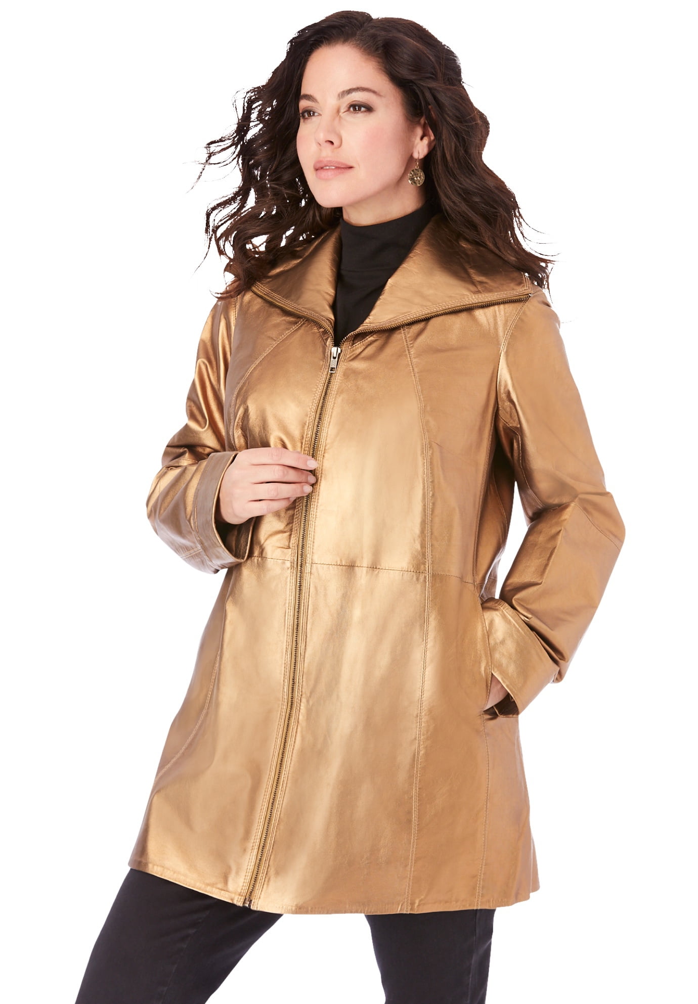 roamans leather coats