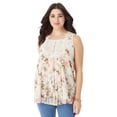 thumbnail image 1 of Roaman's Women's Plus Size Angel Chiffon Blouse, 1 of 6