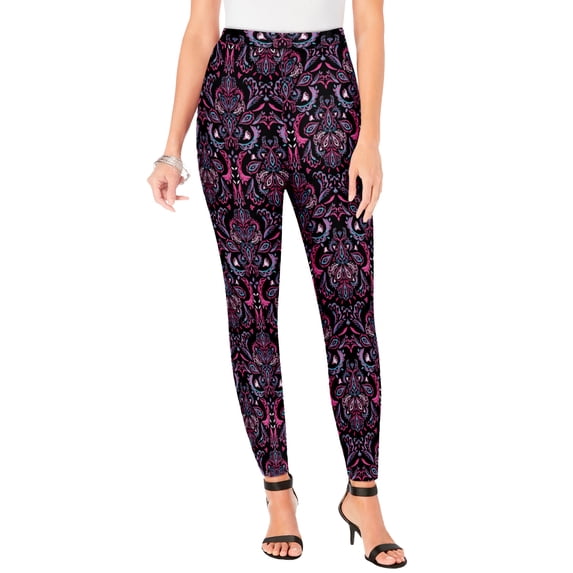 Roaman's Women's Plus Size Ankle-Length Essential Stretch Legging