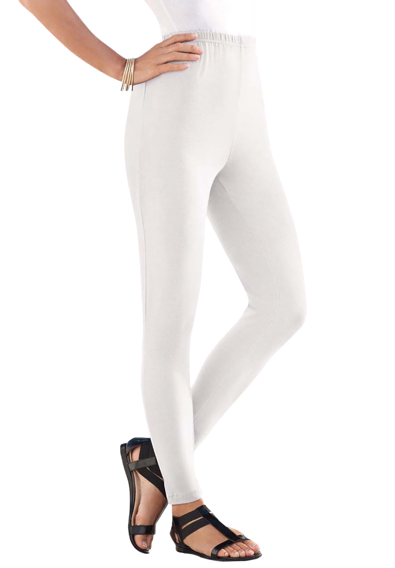 Roaman's Women's Plus Size Tall Essential Stretch Yoga Pant, 38/40