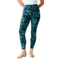thumbnail image 1 of Roaman's Women's Plus Size Essential Stretch Ankle Length Pull-On Legging, 1 of 6