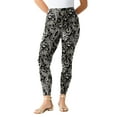 thumbnail image 1 of Roaman's Women's Plus Size Ankle Length Essential Stretch Legging, 1 of 6