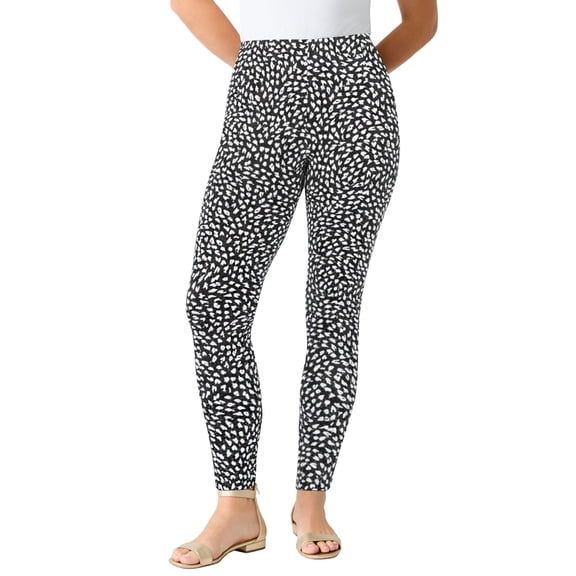 Roaman's Women's Plus Size Ankle Length Essential Stretch Legging