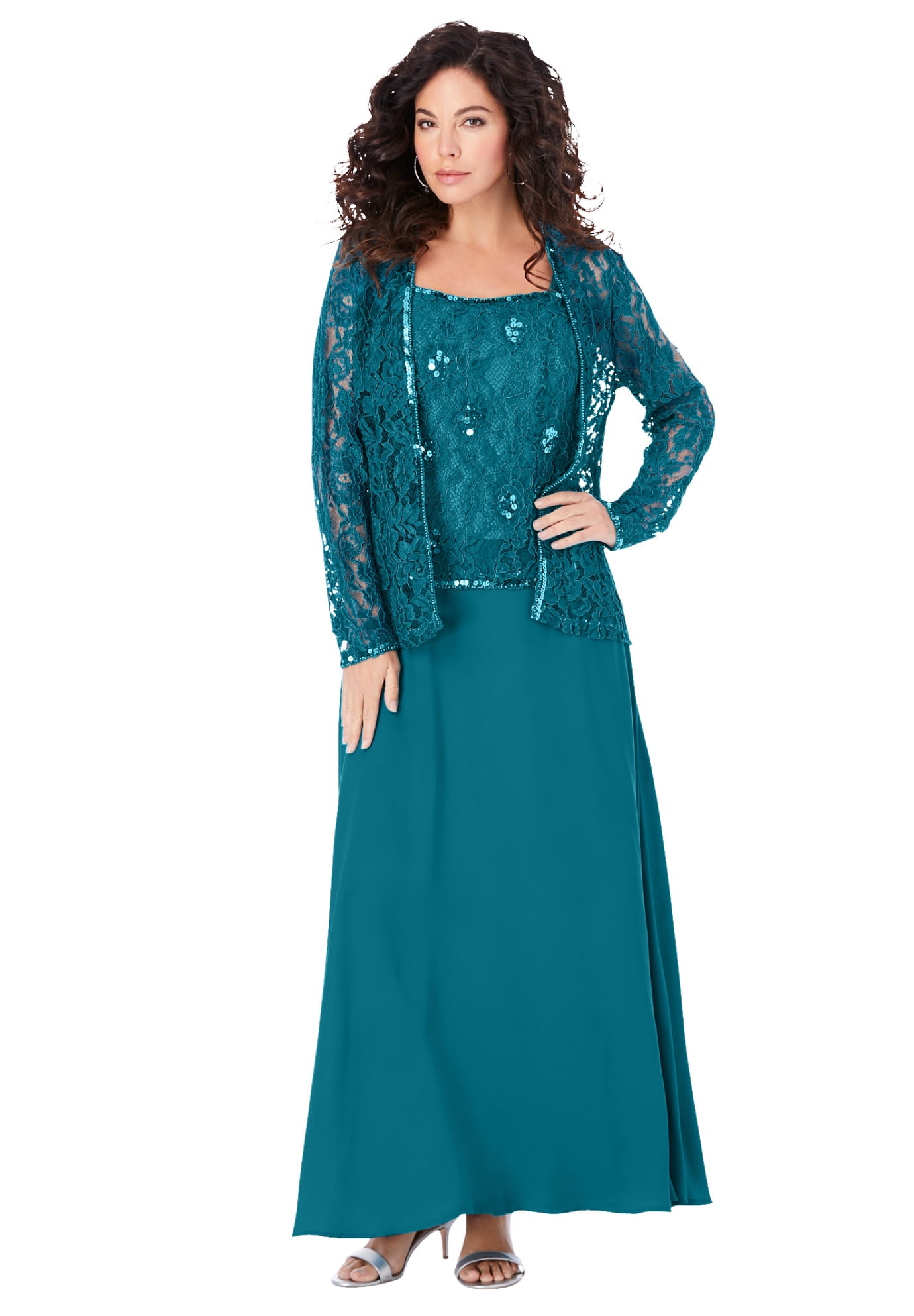 Rayon Gown and full sleeve jacket .