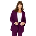 thumbnail image 1 of Roaman's Women's Plus Size Bendover Blazer, 1 of 6
