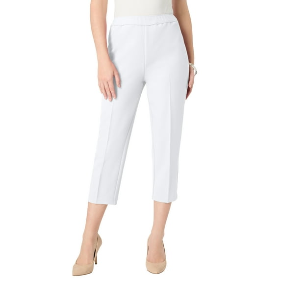 Roaman's Women's Plus Size Bend Over Capri Pant