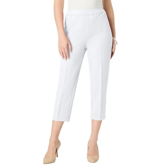 Roaman's Women's Plus Size Bend Over Capri Pant