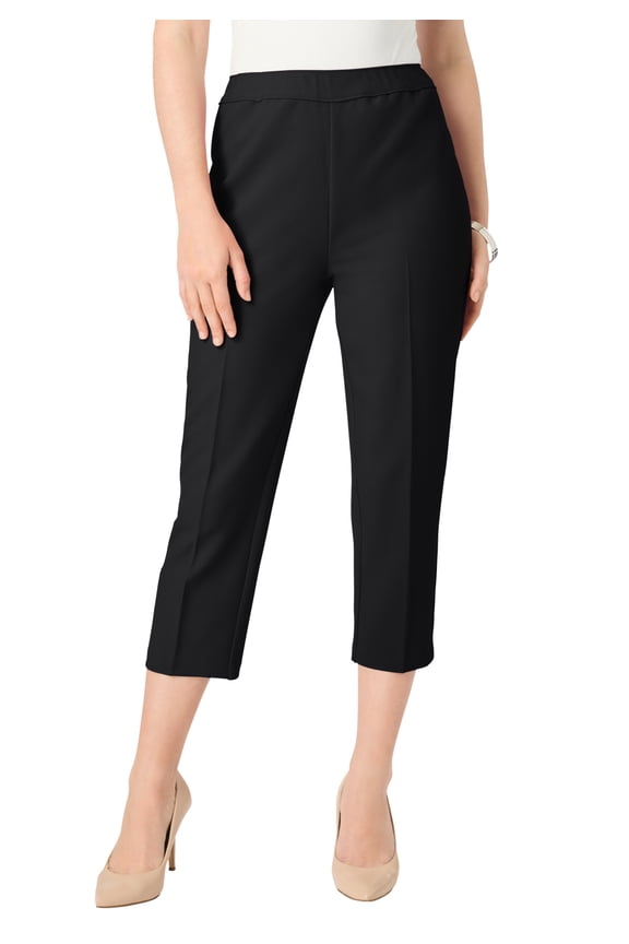 Women's Plus Size Bend Over Capri Pant