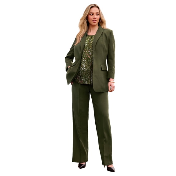 Roaman's Women's Plus Size Bendover Blazer