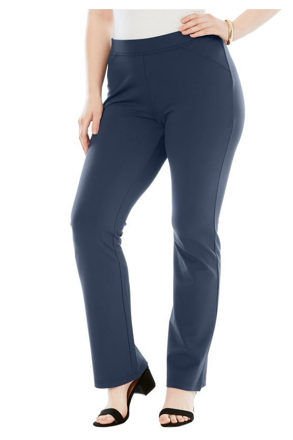 Women's Plus Size Bootcut Ultimate Ponte Pant
