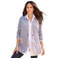 thumbnail image 1 of Roaman's Women's Plus Size Boyfriend Blazer, 1 of 6