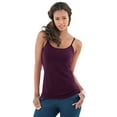 thumbnail image 1 of Roaman's Women's Plus Size Cami With Built-In Bra And Adjustable Straps, 1 of 5