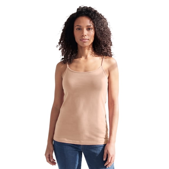 Roaman's Women's Plus Size Cami With Built-In Bra And Adjustable Straps