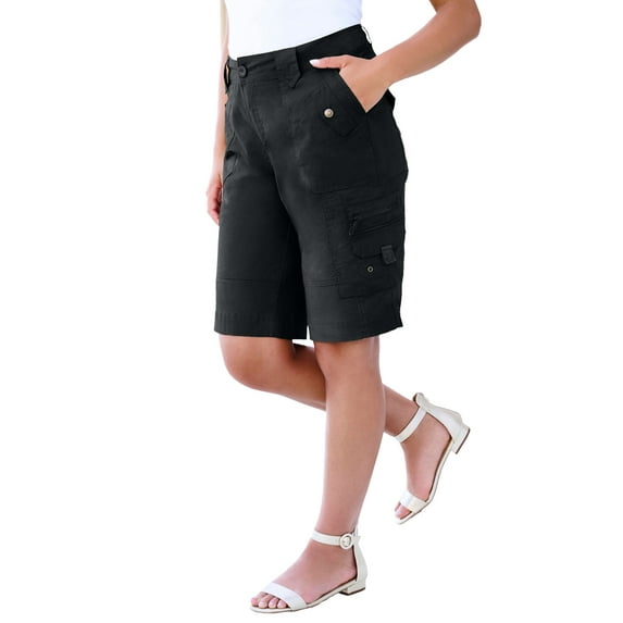 Roaman's Women's Plus Size Cargo Shorts