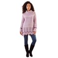 thumbnail image 1 of Roaman's Women's Plus Size Chevron Border Sweater, 1 of 3