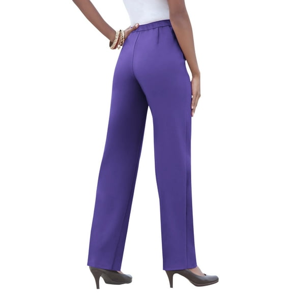 Roaman's Women's Plus Size Classic Bend Over Pant