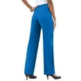 thumbnail image 1 of Roaman's Women's Plus Size Classic Bend Over Pant Elastic Waist Pull On Dress Slacks, 1 of 5