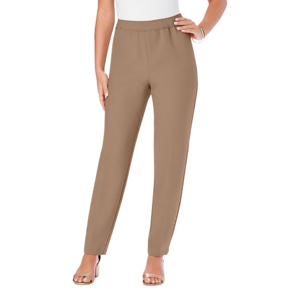 Roaman's Women's Plus Size Tall Classic Bend Over Pant