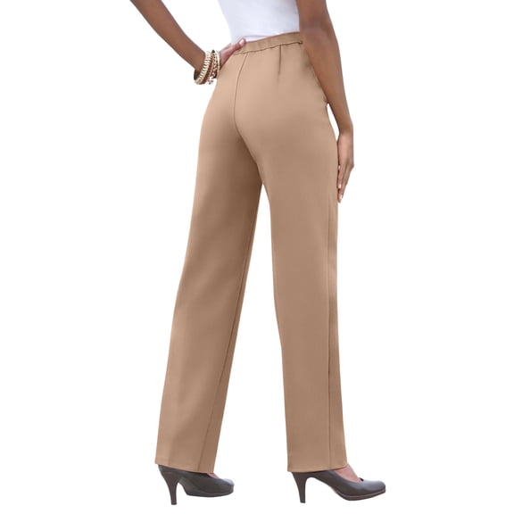 Roaman's Women's Plus Size Classic Bend Over Pant