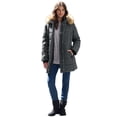 thumbnail image 1 of Roaman's Women's Plus Size Classic Length Puffer Coat, 1 of 6