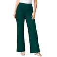 thumbnail image 1 of Roaman's Women's Plus Size 24/7 Wide Leg Jean, 1 of 4