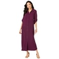 thumbnail image 1 of Roaman's Women's Plus Size Collared Button Front Dress, 1 of 4