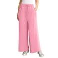 thumbnail image 1 of Roaman's Women's Plus Size Comfort+ Fleece Flared Sweatpants, 1 of 3