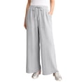 thumbnail image 1 of Roaman's Women's Plus Size Comfort+ Fleece Flared Sweatpants, 1 of 3