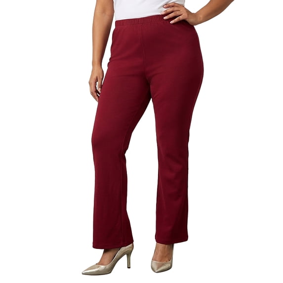 Roaman's Women's Plus Size Comfort Stretch Bootcut Jean