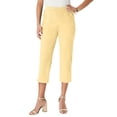 thumbnail image 1 of Roaman's Women's Plus Size Comfort Stretch Capri Jean, 1 of 1