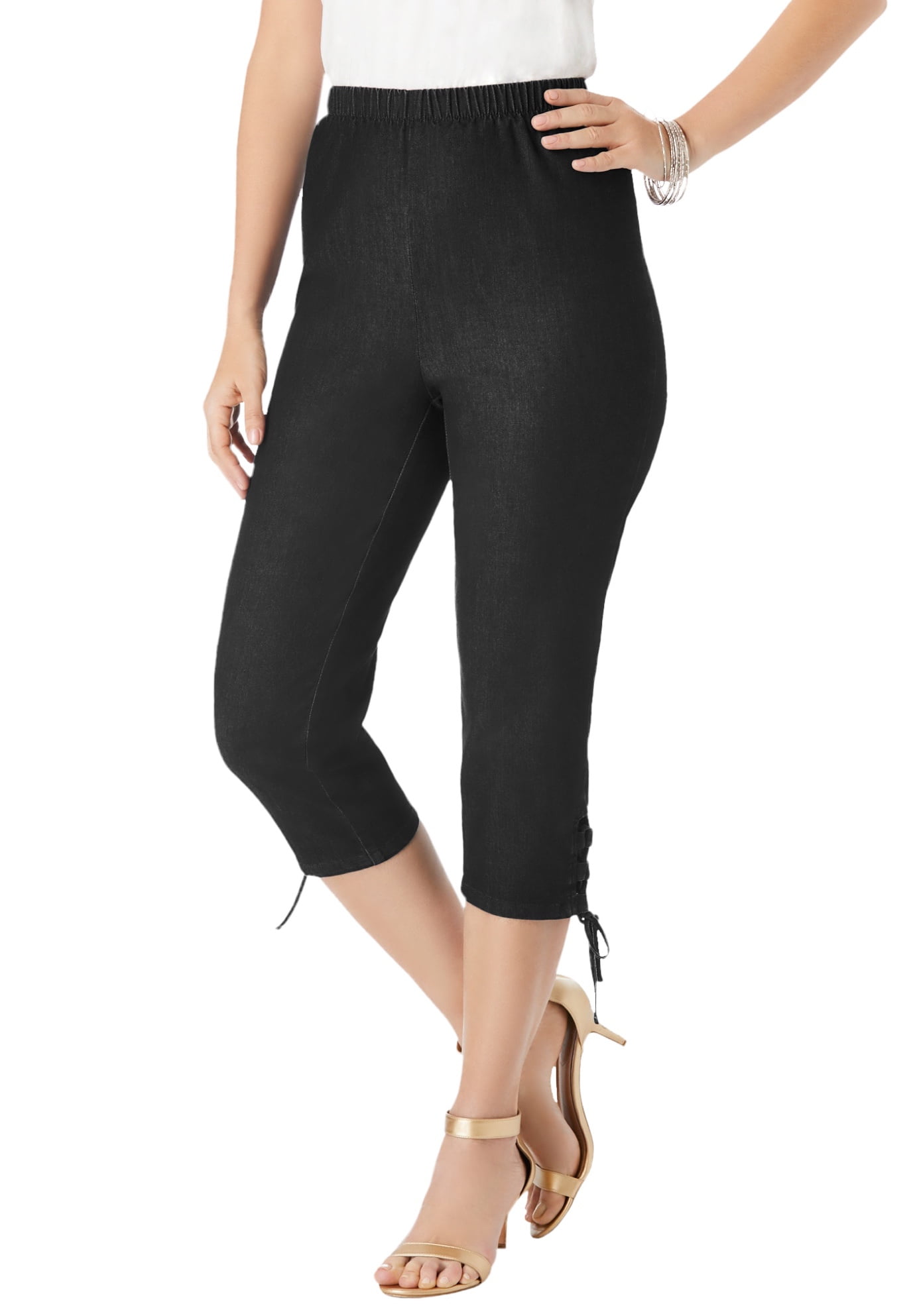 Women's Plus Premium Stretch Essential Capri