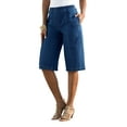 thumbnail image 1 of Roaman's Women's Plus Size Easy-Wear Bermuda Short, 1 of 3