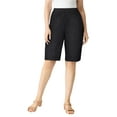 thumbnail image 1 of Roaman's Women's Plus Size Easy-Wear Bermuda Short, 1 of 3
